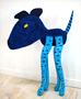blauwe hond