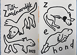 zee-hond door Titi Zaadnoordijk