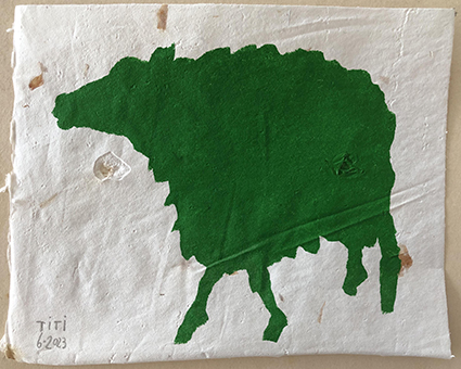 groen schaap