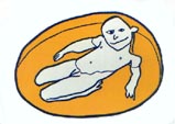 geel watermeisje