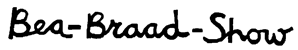 bea braad show